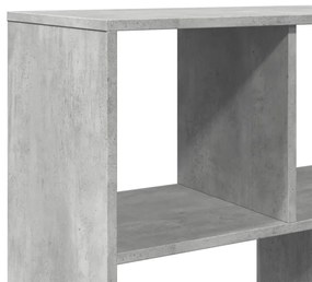 Estante 100x33x156,5 cm derivados de madeira cinzento cimento