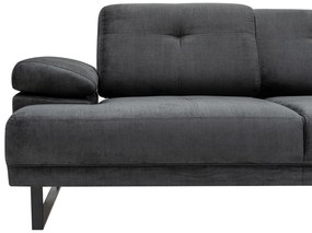 Sofá de Canto Mustang – Antracite – 274 x 174 cm