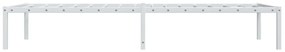 Estrutura de cama metal 90x200 cm branco