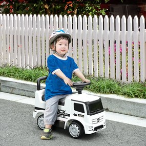 HOMCOM Carro Andador Mercedes para Crianças acima de 12 Meses com Buzi