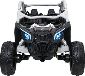 Buggy elétrico para Crianças 24V, 4x4 Maverick Turbo RR Buggy, Rodas de EVA, Banco de couro sintetico Azul - Cinzento