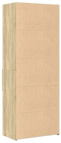Armário alto 70x42,5x185 cm derivados madeira carvalho sonoma
