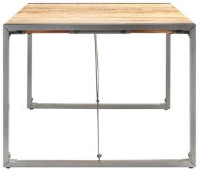 Mesa de jantar 200x100x75 cm madeira de mangueira maciça áspera