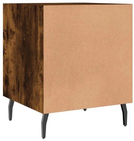 Mesa cabeceira 40x40x50 cm derivados de madeira carvalho fumado