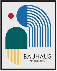 Impressão digital emoldurada Bauhaus Art Exhibition