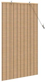 Persianas e Sombras para Janela Marrom Claro 100 x 160 cm Bambu