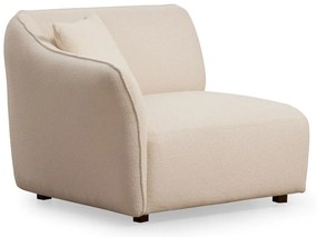 Sofá de Canto Mentis – Creme – 360x108x79 cm