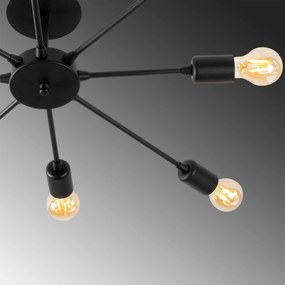 Chandelier Ray – Preto – 78 x 78 cm