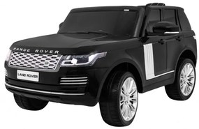 Carro elétrico para Crianças 2 Lugares Range Rover HSE 2x12V 4x4 Rodas Espuma EVA, assento couro ecológico Preto