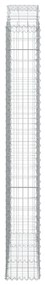 Cesto gabião arqueado 150x30x220/240 cm ferro galvanizado