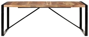 Mesa de jantar 200x100x75 cm madeira maciça