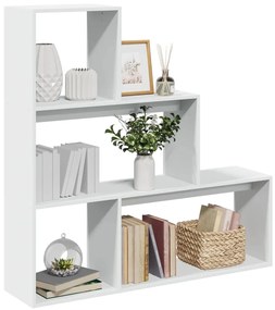 Estante divisória 3 níveis 123x29x123 derivados madeira branco