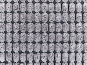 Conjunto de 2 almofadas cinzento escuro 45 x 45 cm ASPIDISTRA Beliani