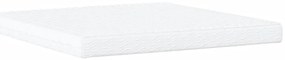 Cama com colchão 200x200 cm couro artificial castanho