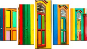 Pintura Decorativa em MDF 5M-45 – Multicolor – 110 x 60 cm
