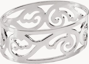 Argolas para guardanapos banhadas a prata Vita, conjunto de 4