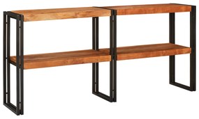 vidaXL Mesa de Console 160x33x75 cm Acácia Bruta Maciça
