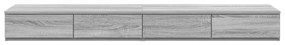 Caixas de Cama vidaXL Cinzento Sonoma 135x36,5x16,5 cm Madeira Derivad
