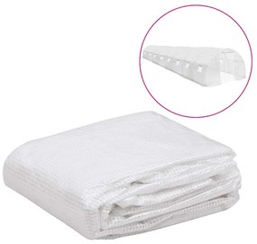 vidaXL Cobertura substituição p/ estufas 36 m² 3x12x2 m transparente