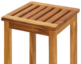 Conjunto de bar para jardim 3 pcs madeira de acácia maciça
