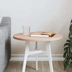 vidaXL Tampo de mesa redondo Ø40x1,5 cm madeira de faia maciça