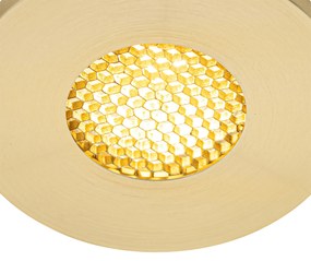 Refletor embutido para banheiro moderno dourado IP54 - Shed Honey Moderno