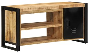 Banco de Sapato 100x40x50 cm Madeira Maciça de Mangueira