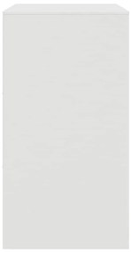 Aparador 67x39x73 cm aço branco