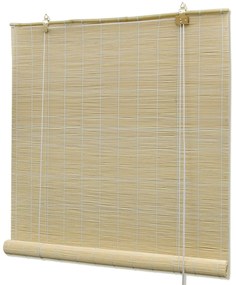 Estore de enrolar 140 x 160 cm bambu natural