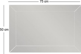 Espelho Relsa – Branco – 50x75x2,2 cm