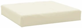 Almofadões p/ paletes 2 pcs tecido oxford branco nata