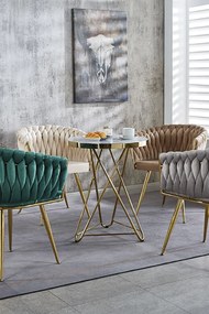Cadeira Widny Golden Veludo - Beige