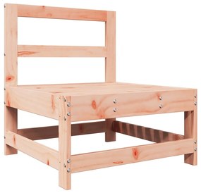 7 pcs conjunto lounge de jardim madeira de douglas maciça