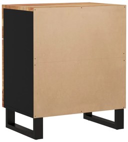 Mesa de cabeceira 50x33x60 cm acácia maciça/derivados madeira