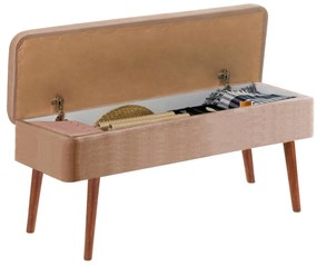 Conjunto de Mesa de Jantar Extensível Vina – Nogueira – Mesa: 129x75x8
