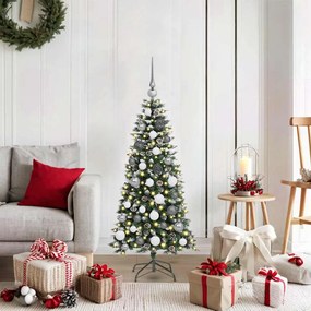 vidaXL Árvore de Natal Artificial Verde 120 cm PVC, Plástico e Aço