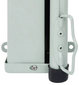 Toldo lateral retrátil para pátio 180x500 cm cinzento