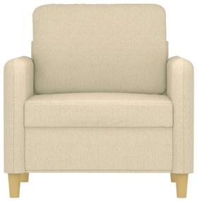 Poltrona 60 cm tecido cor creme