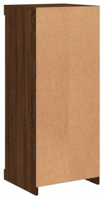 Aparador com luzes LED 41x37x100 cm carvalho castanho