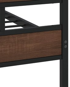 Cama sem colchão com cabeceira e pés 100x200 cm