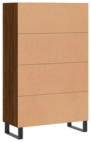 Armário alto derivados madeira 69,5x31x115 cm carvalho castanho