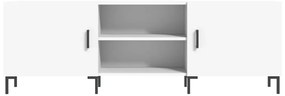 Móvel para TV 150x30x50 cm derivados de madeira branco