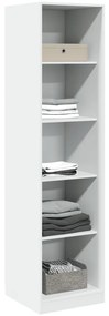 Roupeiro 50x50x200 cm contraplacado branco