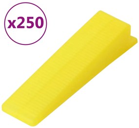 Sistema nivelação de ladrilhos 250 cunhas 500 niveladores 1 mm