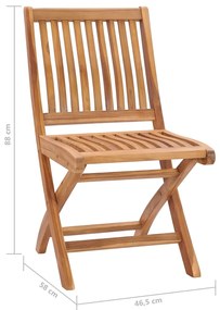 Cadeiras de jardim c/ almofadões azuis 2 pcs teca maciça