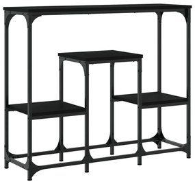 Mesa consola 89,5x28x76 cm derivados de madeira preto