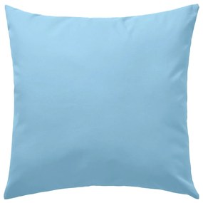 Almofadas para exterior 4 pcs 45x45 cm azul claro