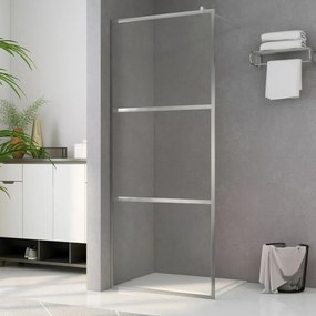 vidaXL Divisória de chuveiro 115x195 cm vidro transparente ESG