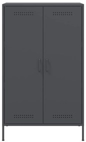Aparador alto 68x39x113 cm aço antracite