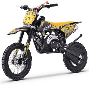 MINI MOTO PARA CRIANÇAS MINICROSS gasolina 60cc Roan RXT 12"/10" Amarela